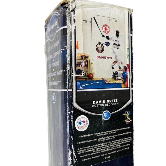 Real Big Fathead David Ortiz Boston Red Sox 7’ 5” X 5’ 11” 2011‎ 51-51025 - Picture 1 of 6